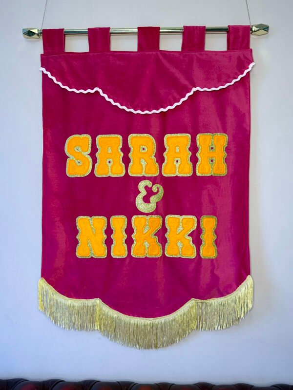 Double-Layered Disco Rodeo Name Banner - Image 2