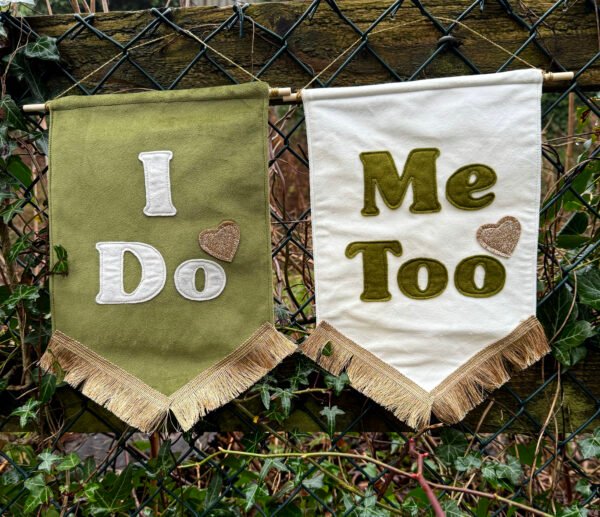 Mini Contrast Banner Pair for Weddings - Image 3