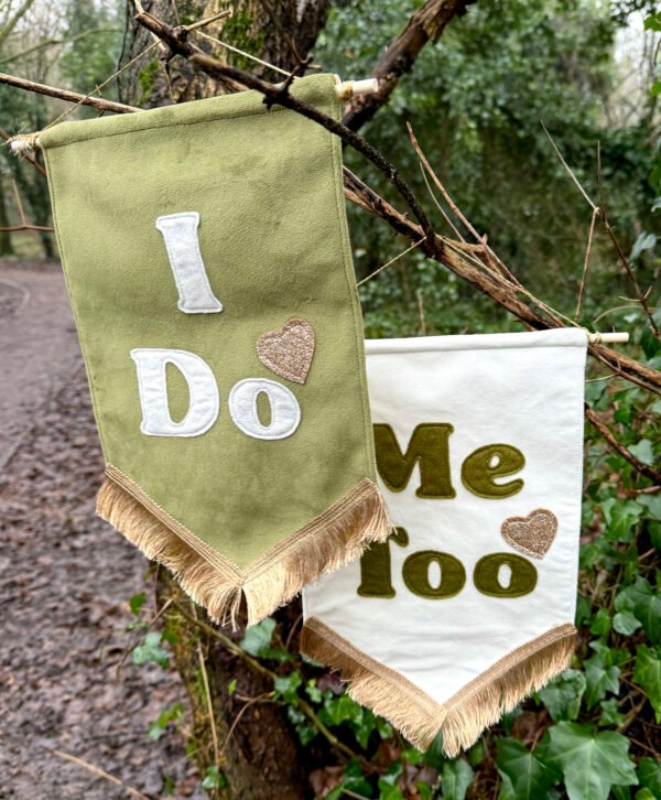 Mini Contrast Banner Pair for Weddings - Image 2